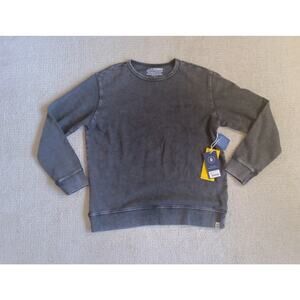 Fair Harbor The Saltair Crewneck Sweater Mens Small Black